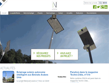 Tablet Screenshot of novea-energies.com
